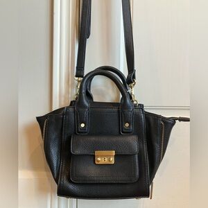 3.1 Phillip Lim for Target Black Satchel with Gold Accents